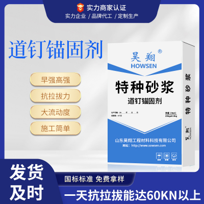 水泥基道钉锚固剂轨枕桥枕枕道钉锚固装配式桥梁接头地脚螺栓锚固